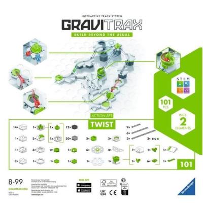 Gravitrax Starter Set Twist 101 pièces: jeu de construction créatif