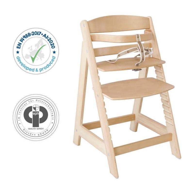 Chaise Haute Évolutive Sit Up III en Bois - ROBA - Naturel