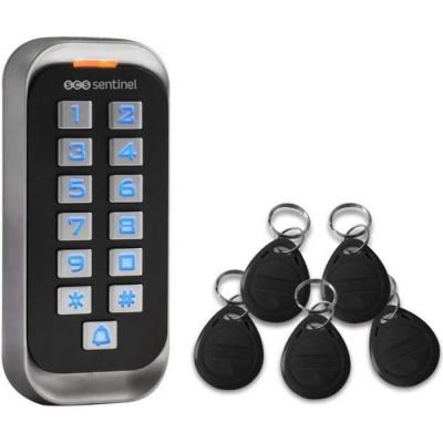 Clavier de codage avec badges 12V - CodeAccess RFID - Compact et performant