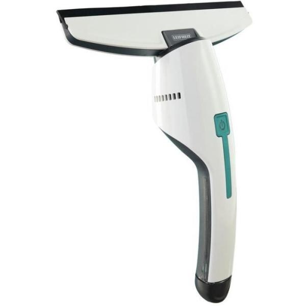 Aspirateur a vitres et salle de bains Leifheit Nemo 51030, lave vitre électrique avec boîtier étanche, autonomie 45min, blanc