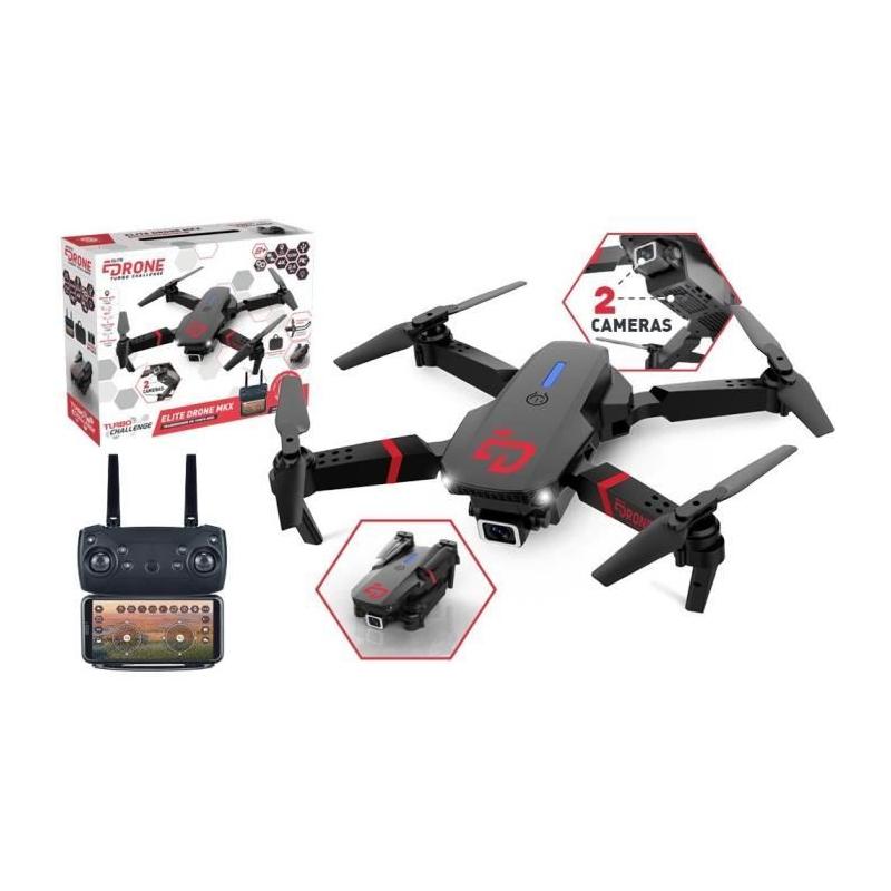 Drone RC 24 X 19 CM - 2 Caméras 4K - Télécommande Smartphone