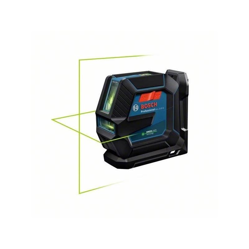 Niveau laser vert Bosch GLL 2-15 G avec support LB 10