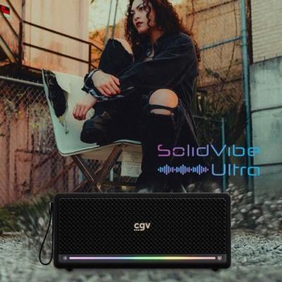 Enceinte Bluetooth CGV 50911 SolidVibe Ultra 40W - Subwoffer compact