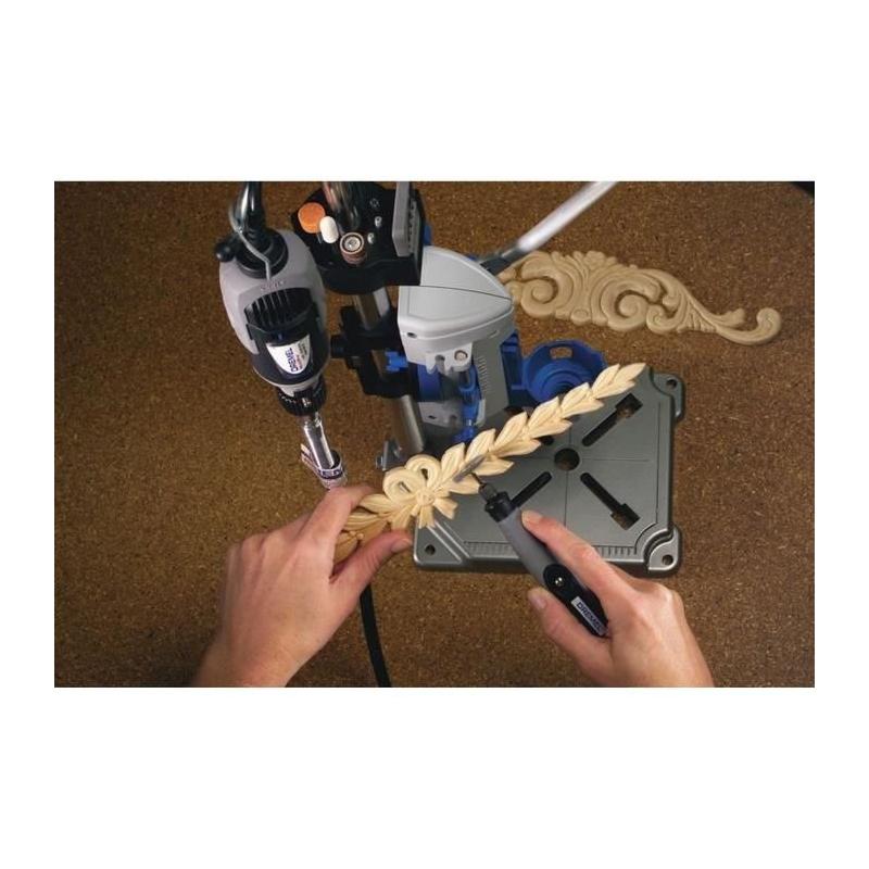 Support vertical de perceuse DREMEL 220 - Réglage par incréments de 15 degrés