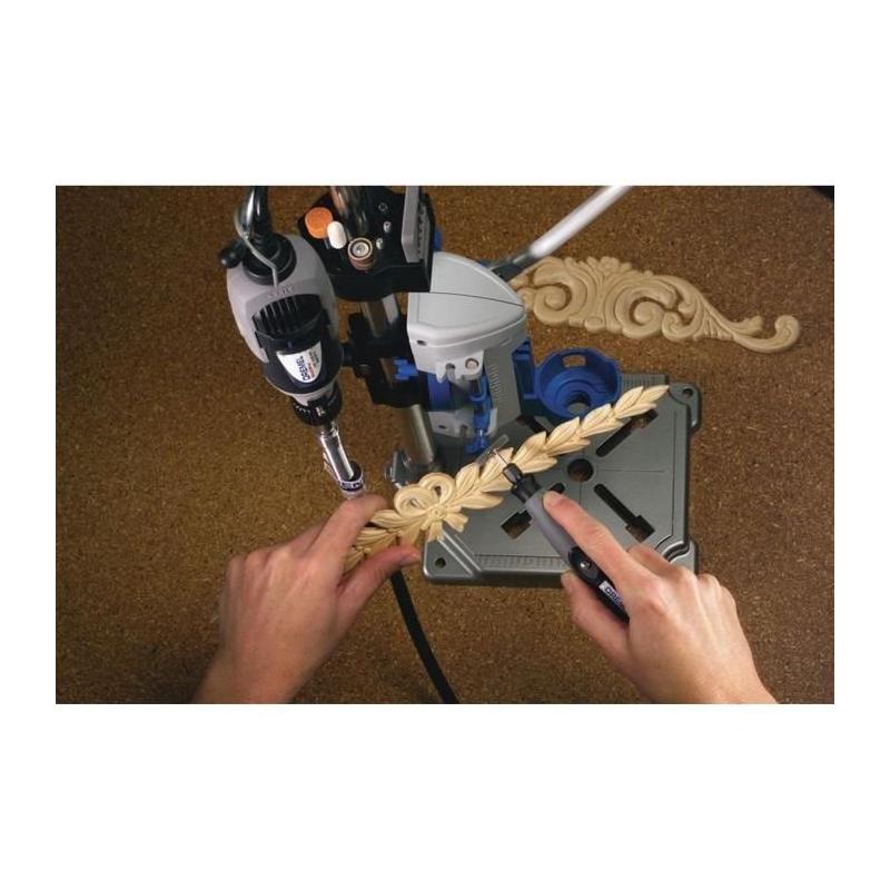 Support vertical de perceuse DREMEL 220 - Réglage par incréments de 15 degrés