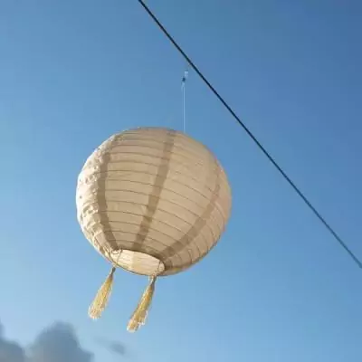 Suspension solaire LED - LUMISKY - Himalaya Ø30cm - Autonomie 8h