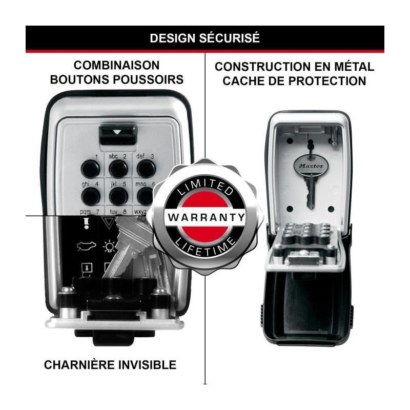 Armoire de sécurité Masterlock Boîte à clés 5423EURD - Format L