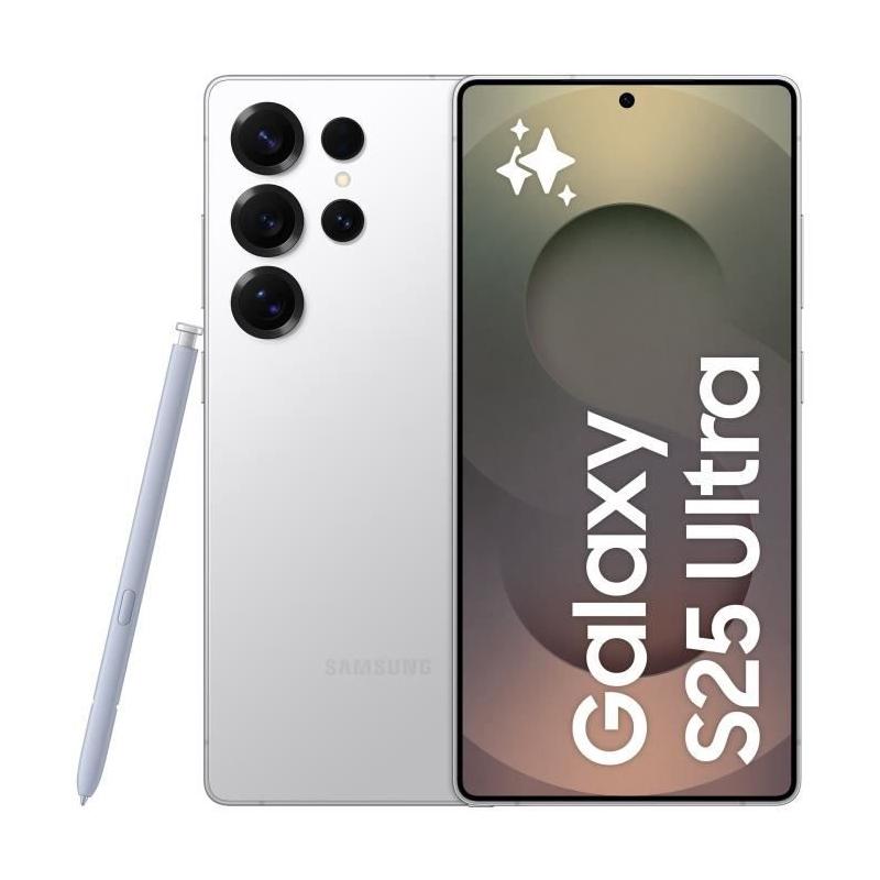 Smartphone SAMSUNG Galaxy S25 Ultra AI 1 To Argent Titane - Compact et performant