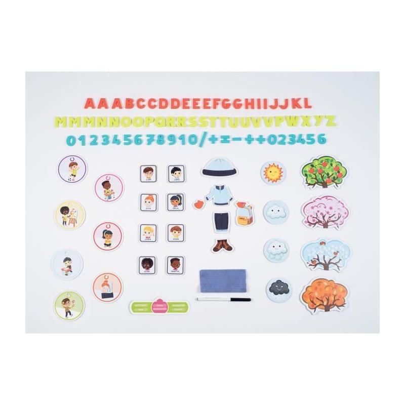 Tableau enfant Smoby School - Triptyque avec tubes métal - Fabriqué en France