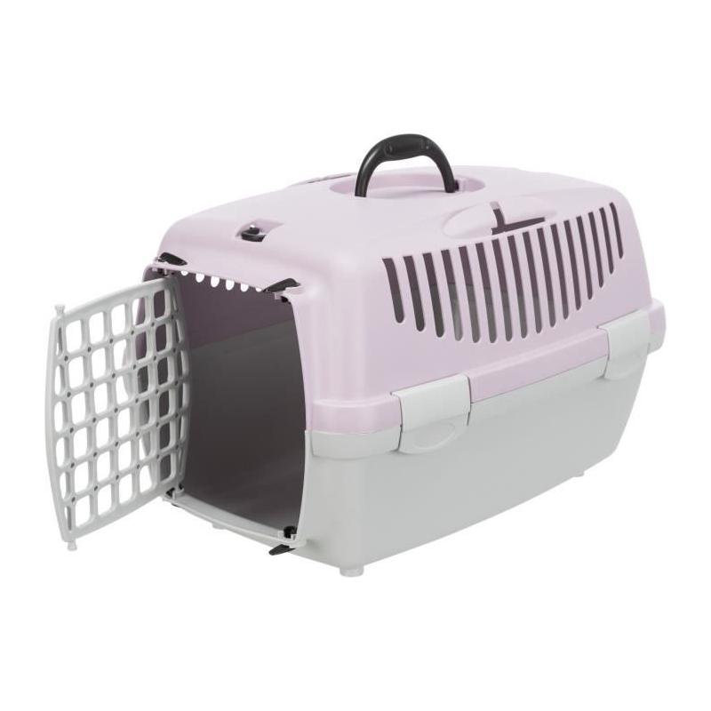 CAISSE DE TRANSPORT TRIXIE Capri 1 XS - Gris clair et mauve