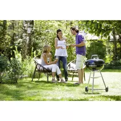 Barbecue Weber COMPACT KETTLE 47 CM NOIR - Prêt pour griller!