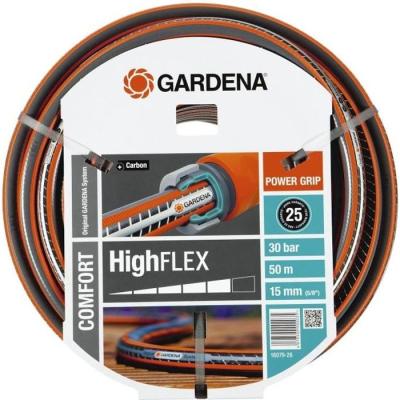 Tuyau d'arrosage Comfort HighFlex GARDENA 50m Ø15mm - Anti noeud - Garantie 20 ans