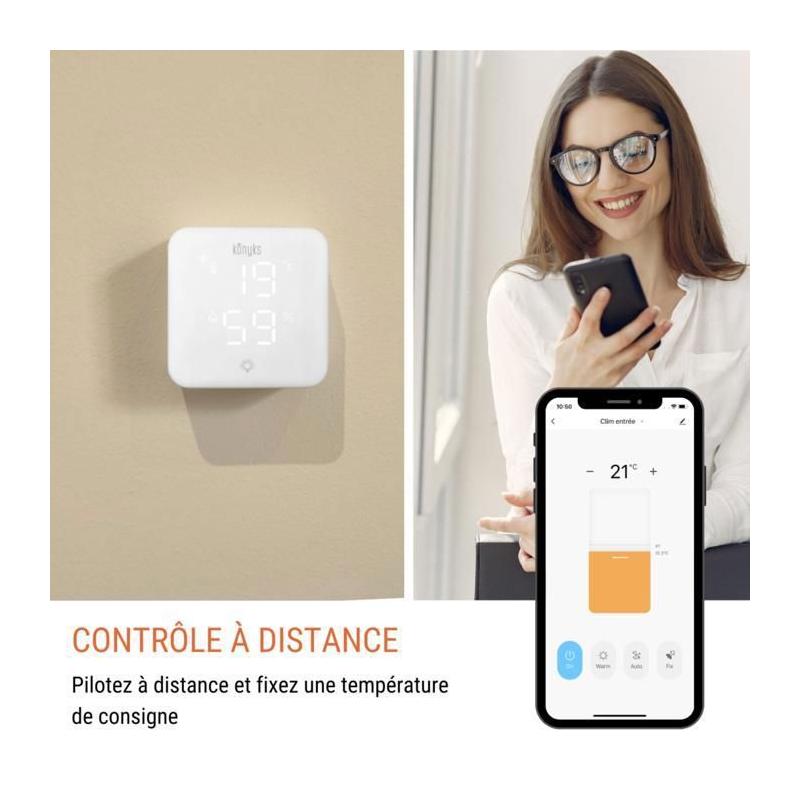 Thermostat Wi-Fi pour Pompes à Chaleur et Climatiseurs - Contrôle Intelligent