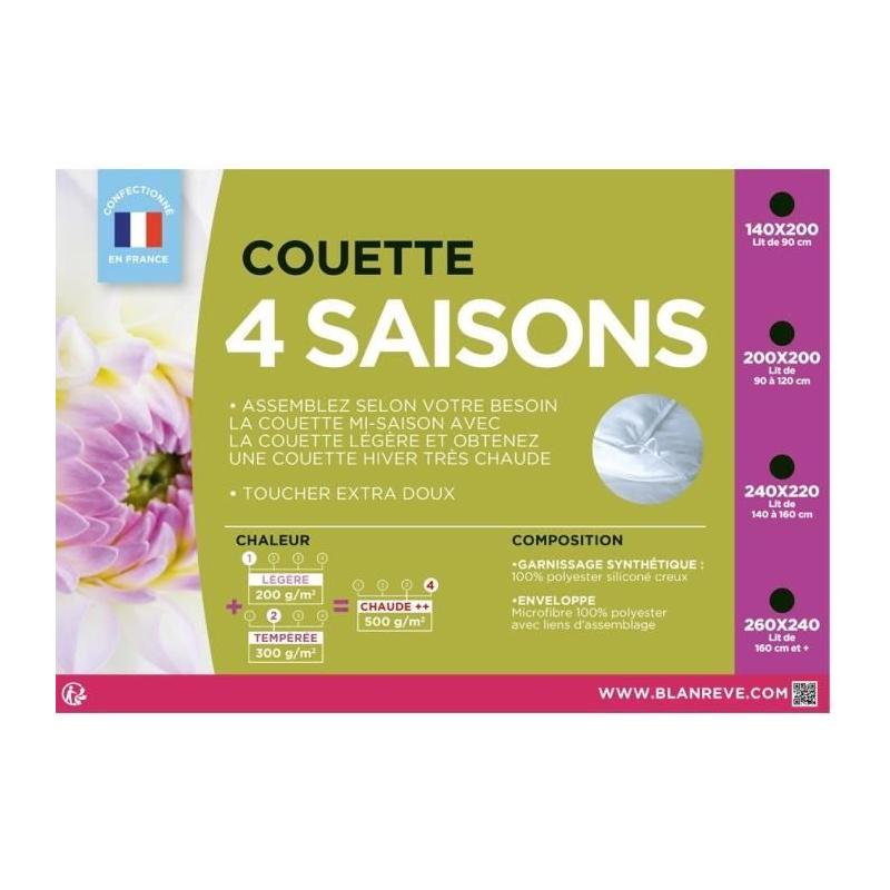 Couette 4 saisons BLANREVE - Made in France