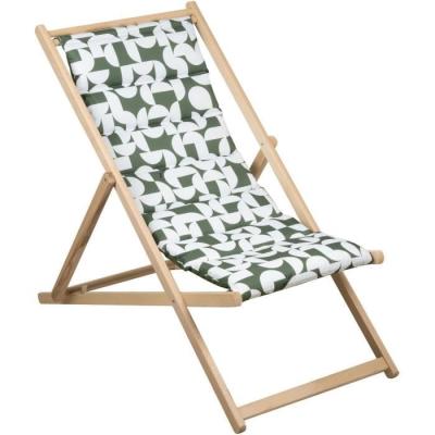 Chilienne matelassée JARDIN PRIVE ECLIPSE Avocat - Confort et style pour vos moments de détente au soleil