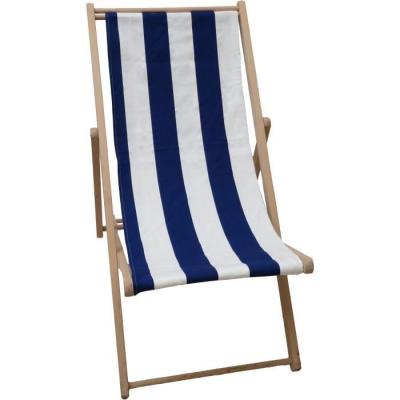 Chilienne agrafée JARDIN PRIVE - Rayures Bleu/Blanc - Confortable et stylée