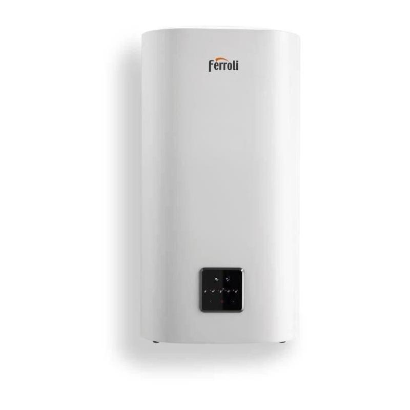 Chauffe-eau électrique Ferroli TITANO TWIN 80L - Vertical - Anode Magnésium - Blanc : compact et performant