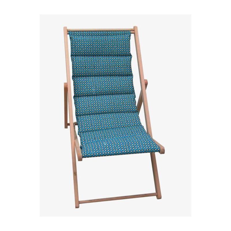 Chilienne matelassée Douala - Confortable et stylée en bleu canard