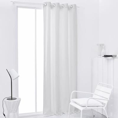 Rideau Blanc Isolant à Oeillets 140x240 cm - Promo!