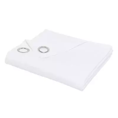 Rideau Blanc Isolant à Oeillets 140x240 cm - Promo!