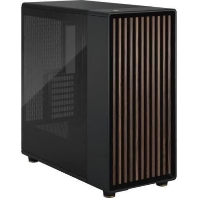 Boîtier PC élégant en bois et alliage - FRACTAL DESIGN - North XL Charcoal Black TG Dark