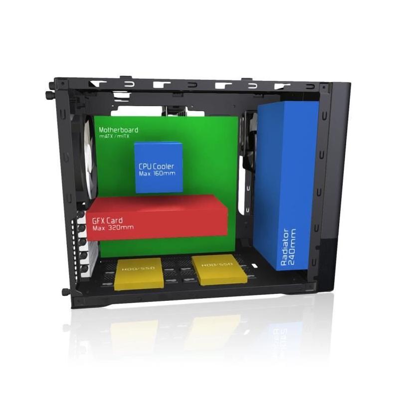 Boîtier PC Node 804 : Compact et élégant en format Micro ATX