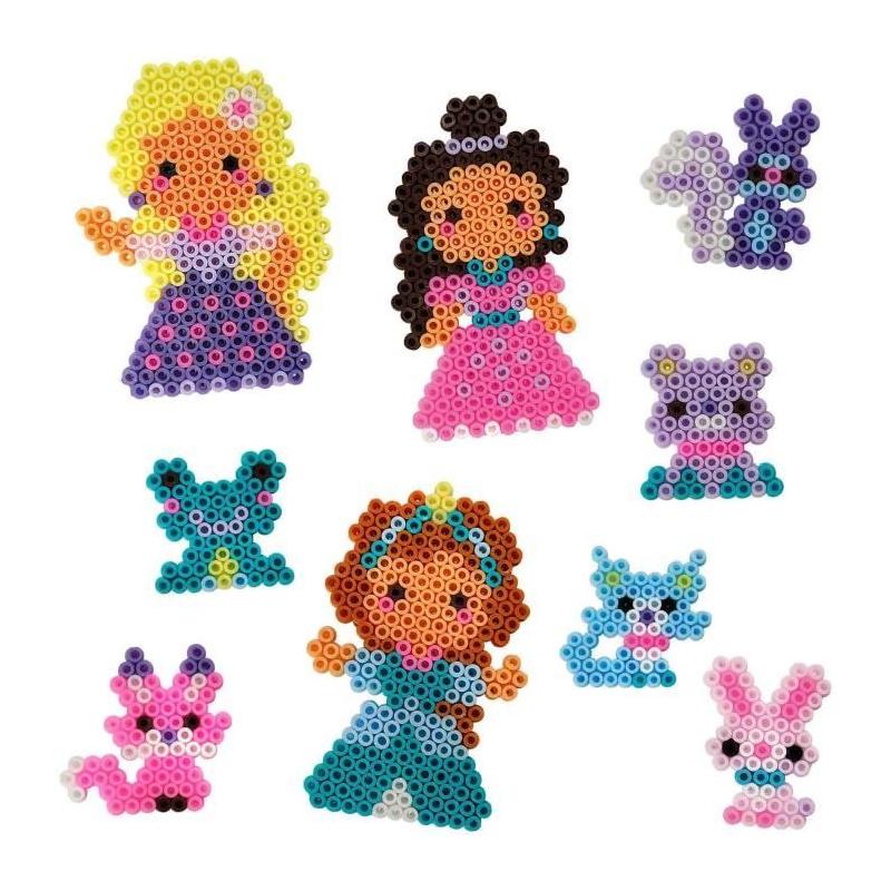 Créez des princesses et animaux avec les perles à repasser SES CREATIVE