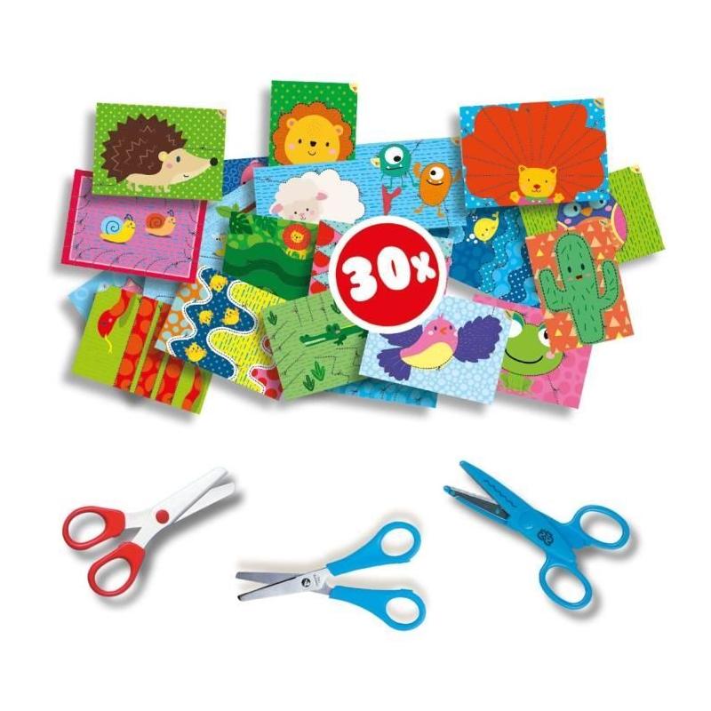 Apprends à découper en toute sécurité avec ces ciseaux pour enfant - Multicolore