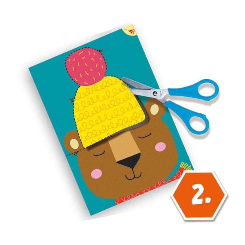 Apprends à découper en toute sécurité avec ces ciseaux pour enfant - Multicolore