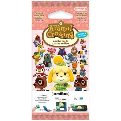Cartes Amiibo Animal Crossing Série 4 - Pack de 3 cartes collector