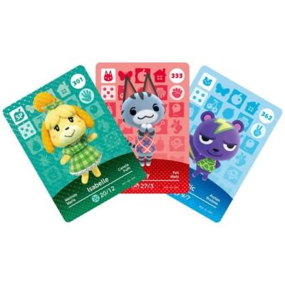 Cartes Amiibo Animal Crossing Série 4 - Pack de 3 cartes collector