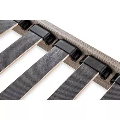 Sommier en kit 140x190 DEKO DREAM - Chêne et gris