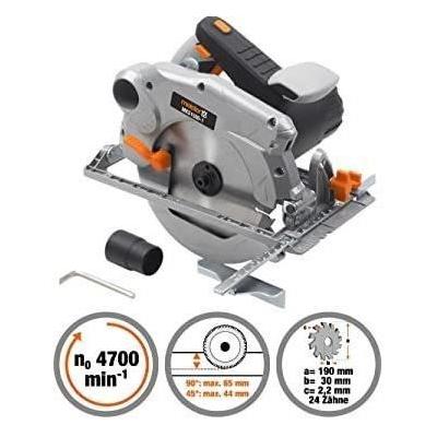 Scie circulaire MEISTER 1500W Laser - Coupe précise jusqu'à 66mm