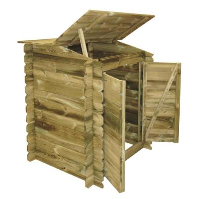 Coffre de rangement filtration UBBINK Classic en bois traité autoclave