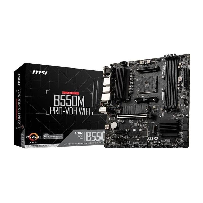 Carte Mere MSI B550M PRO-VDH WIFI: Compacte et Performante