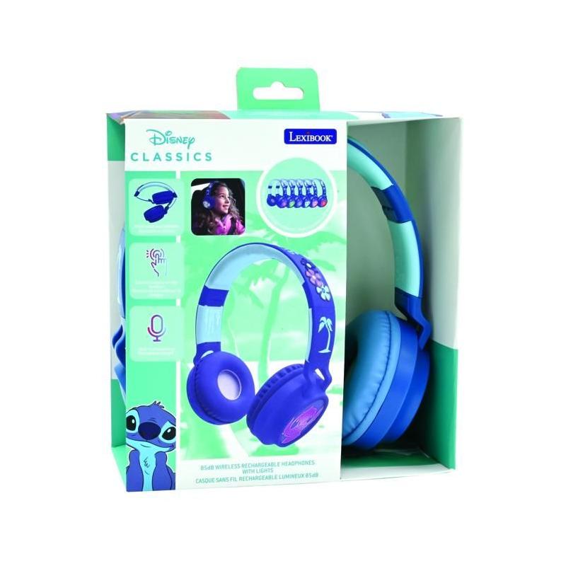 Casque lumineux pliable Stitch Bluetooth 3D vol. limité