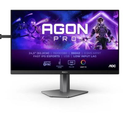 Écran PC AOC AG256FS 24,5 FHD IPS 390Hz 0,3ms - Réglable en hauteur