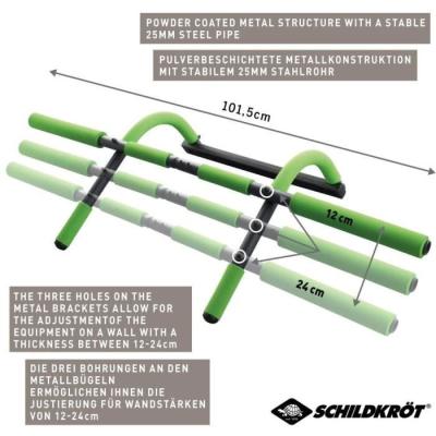 Barre porte de traction multifonctionnelle SCHILDKRÖT - Dimensions compactes