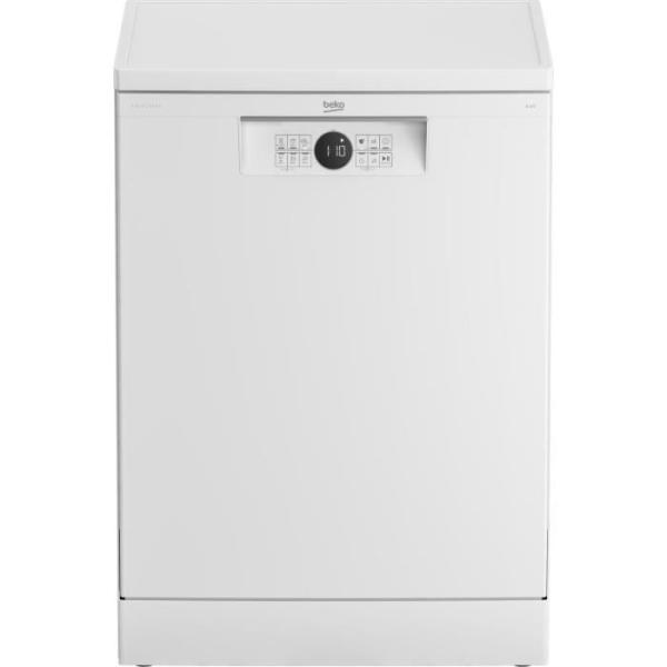 Lave-vaisselle pose libre BEKO BDFN26B4C0W - 14 couverts - Induction - 60 cm - 46 dBA - Blanc