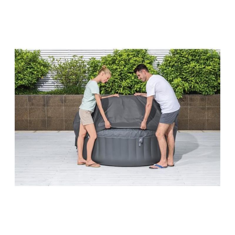 Couverture thermique EnergySense™ pour spa rond 1,80m x 66cm - Waterproof