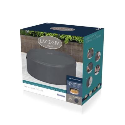 Couverture thermique EnergySense™ pour spa rond 1,80m x 66cm - Waterproof