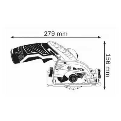 Scie circulaire 12V compacte - BOSCH - 06016A1002