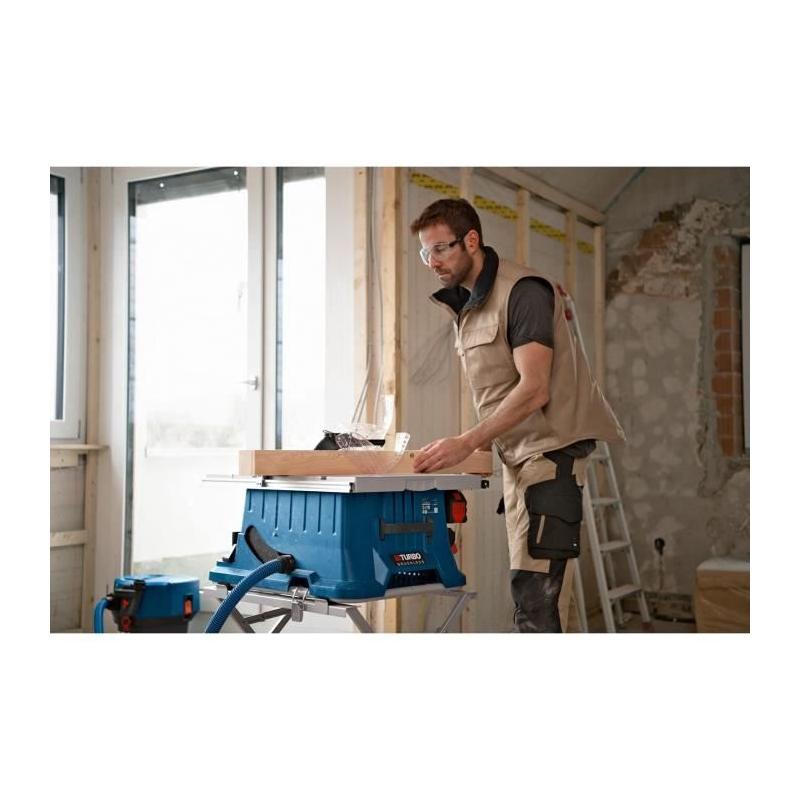 Scie sur table Bosch Professional GTS 18V-216 BITURBO+GTA 56 - Puissante et Sans Fil