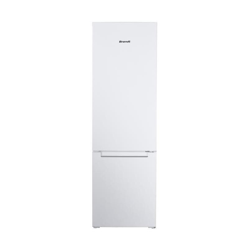 Réfrigérateur combiné BRANDT BC8027EW - Blanc élégant de 262L