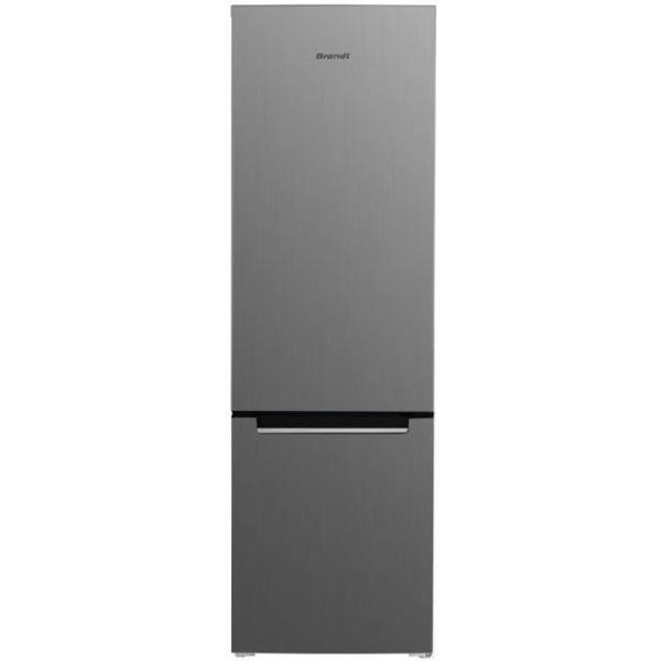 Réfrigérateur combiné BRANDT BC8027EX - 2 portes - 262L - L55 cm - Silver