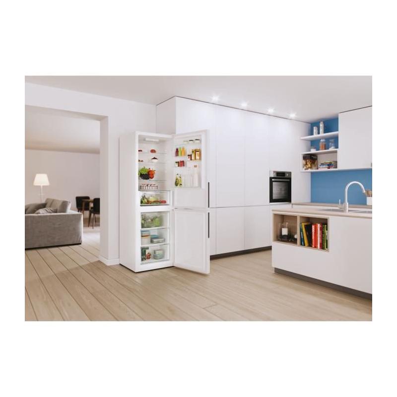 Réfrigérateur Combiné CANDY - Classe E - 341 L - Blanc