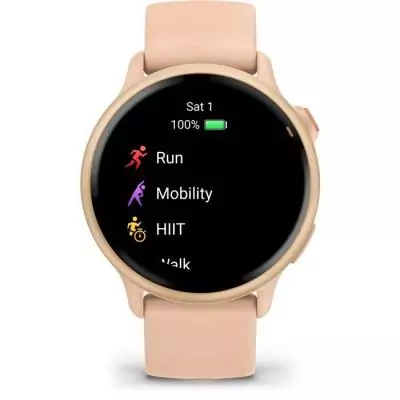 Montre connectée sport - GARMIN - Vivoactive 6 - Ecran AMOLED - GPS - Rose