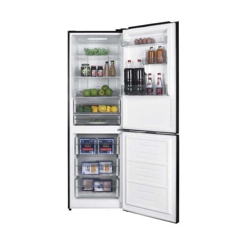 Réfrigérateur combiné CEFC323NFB: 323L Total No Frost - Noir