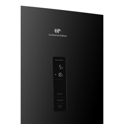Réfrigérateur combiné CEFC323NFB: 323L Total No Frost - Noir