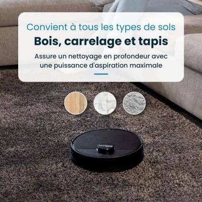 Aspirateur Robot EZIclean I-BOT Z6 MAX: Connecté, Puissant et Compact
